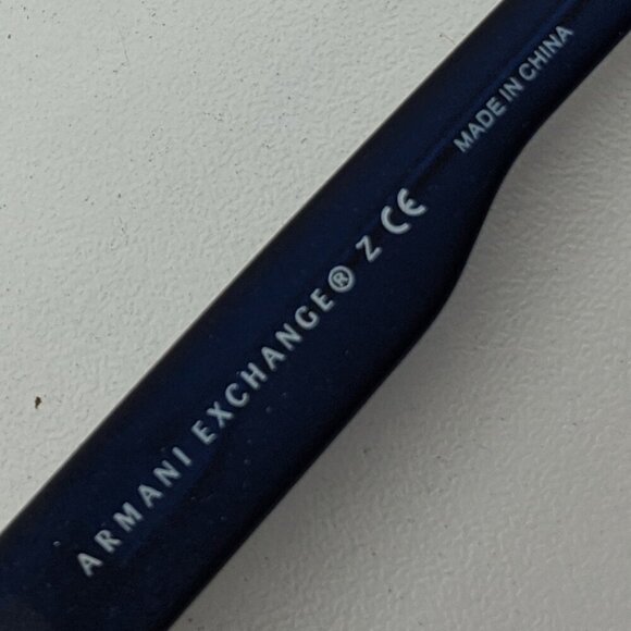 🕶️ Armani Exchange AX1014-6059 Semi rimless Eyeglasses 53/17-145 / ALH232 - Picture 5 of 8